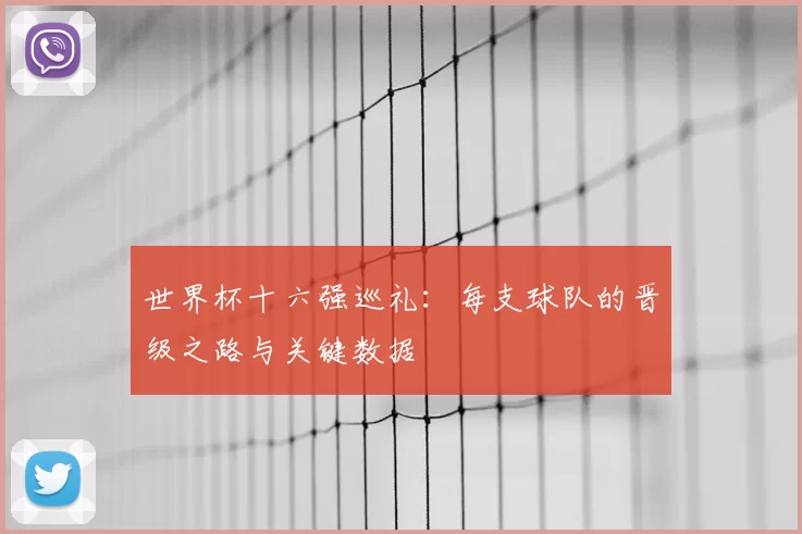 世界杯十六强巡礼:每支球队的晋级之路与关键数据