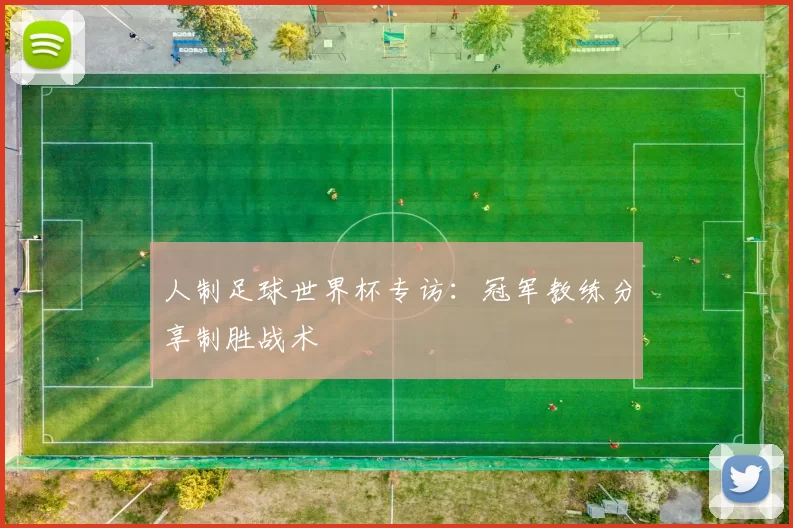人制足球世界杯专访:冠军教练分享制胜战术